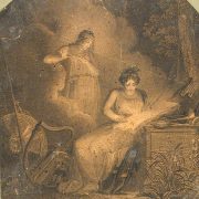 Estampe, À Clio, Anonyme, vers 1850, Musée McCord, M932.8.1.154